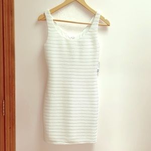 NWT White Tank Mini Dress